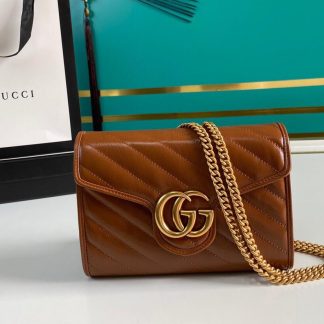 Gucci fashion chain bag with double G buckle handbag