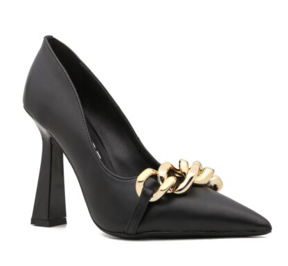 VERSACE Noble and Elegant Temperament Chain High Heels - Image 2
