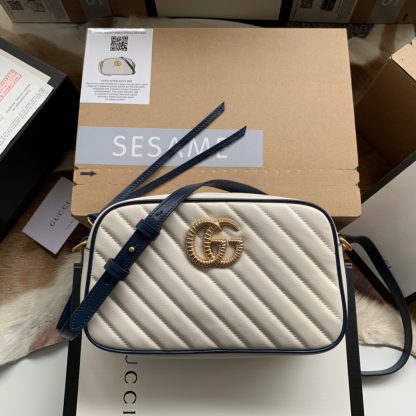 Gucci Double G Buckle Vintage Playful Camera Bag