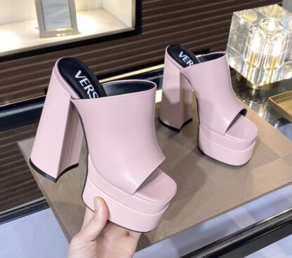 VERSACE stylish super high heel sandals high heels - Image 2