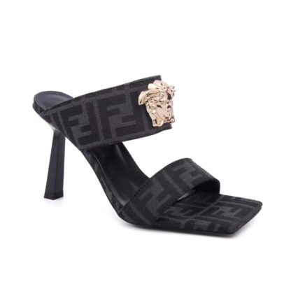 VERSACE fashionable versatile one-strap sandals high heels - Image 2