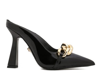 VERSACE Fashion Classic Chain High Heels - Image 2