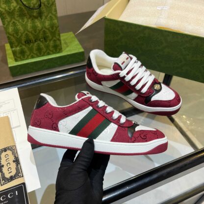 Gucci retro distressed elements, washed retro logo casual shoes on the tongue - Image 2