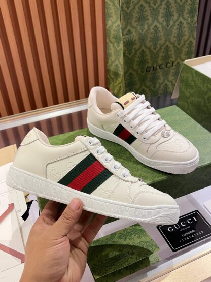 Gucci retro distressed elements, washed retro logo casual shoes on the tongue - Image 2