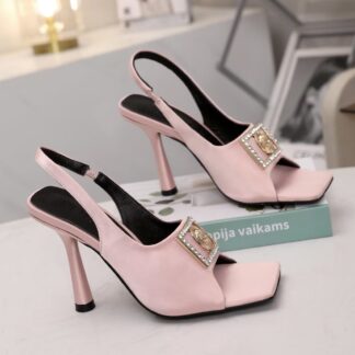 VERSACE silk elegant high heels