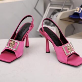 VERSACE silk elegant high heels