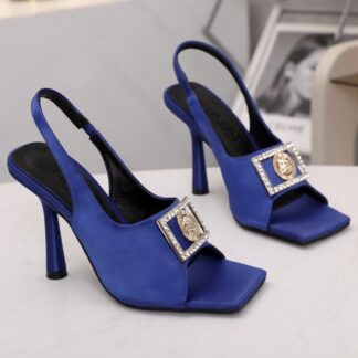 VERSACE silk elegant high heels