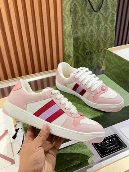Gucci retro distressed elements, washed retro logo casual shoes on the tongue - Image 2