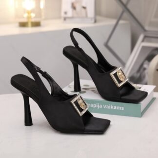 VERSACE silk elegant high heels