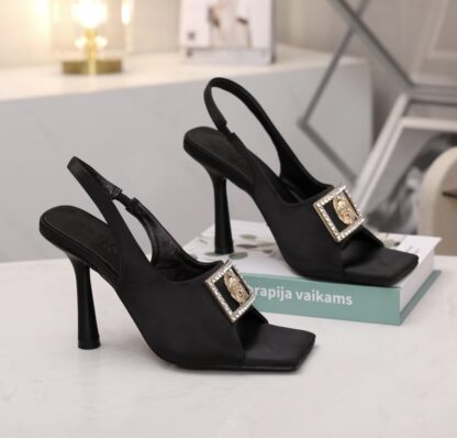 VERSACE silk elegant high heels