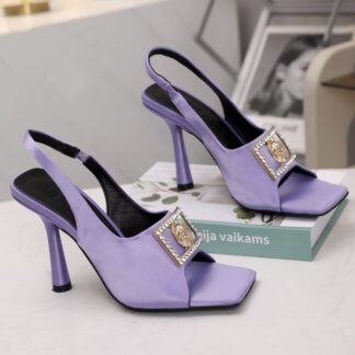VERSACE silk elegant high heels
