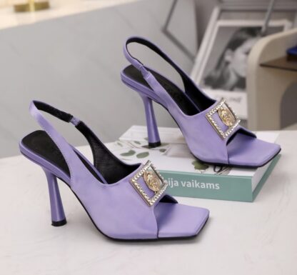 VERSACE silk elegant high heels