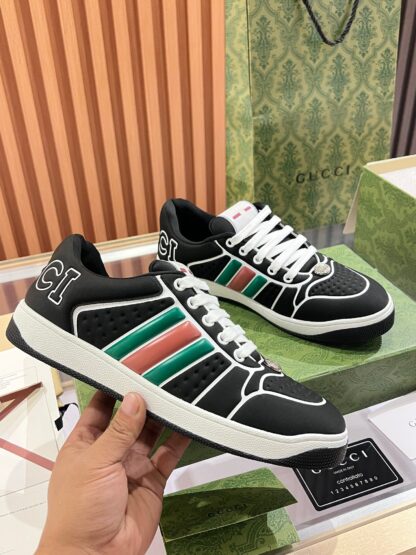Gucci retro distressed elements, washed retro logo casual shoes on the tongue - Image 2