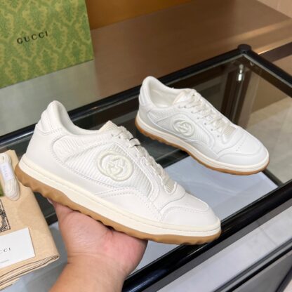 Gucci Early Spring Latest Hot 80 Couples Casual Retro Distressed White Shoes - Image 2