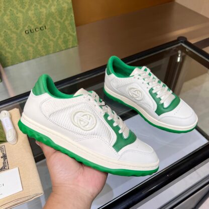 Gucci Early Spring Latest Hot 80 Couples Casual Retro Distressed White Shoes - Image 2