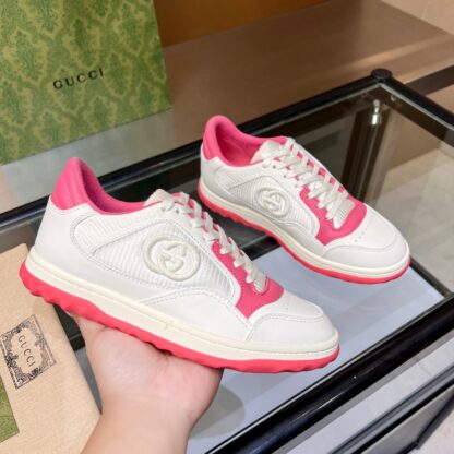 Gucci Early Spring Latest Hot 80 Couples Casual Retro Distressed White Shoes - Image 2