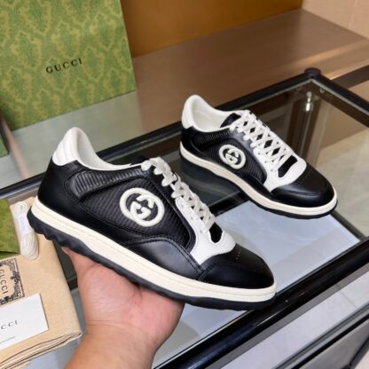 Gucci Early Spring Latest Hot 80 Couples Casual Retro Distressed White Shoes - Image 2