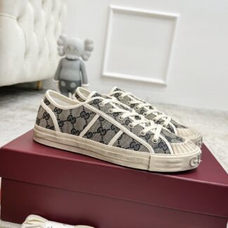 Gucci Lido series distressed casual shoes