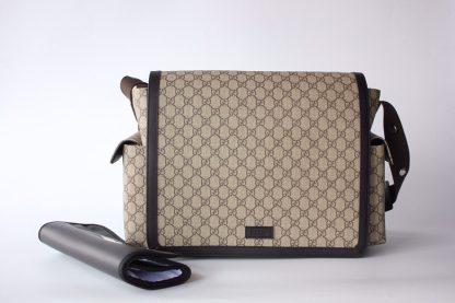 Gucci black and gray shoulder bag
