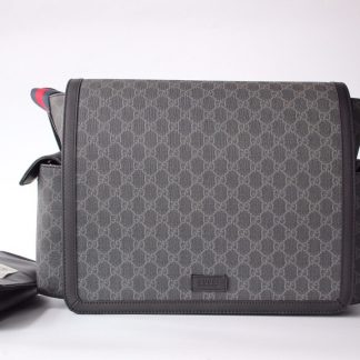 Gucci black and gray versatile shoulder bag