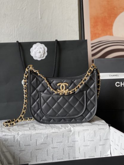 Chanel 24s hobo simple and elegant handbag