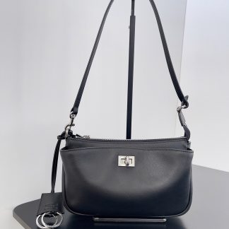 Balenciaga Rodeo Silver Buckle Shoulder Bag