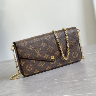Louis Vuitton gold chain bag