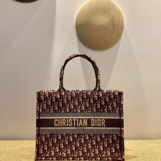 Dior book tote bag