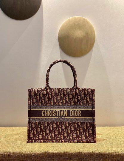 Dior book tote bag