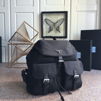 Prada classic fashion backpack