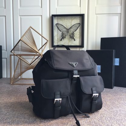 Prada classic fashion backpack