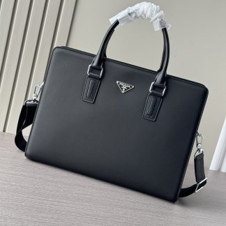 Prada Double Zip Briefcase