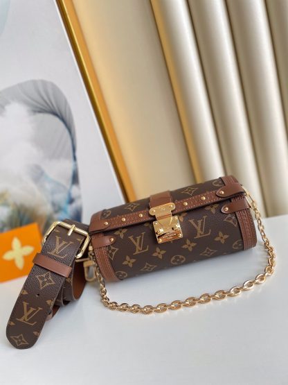 Louis Vuitton cylindrical bag messenger bag women's bag