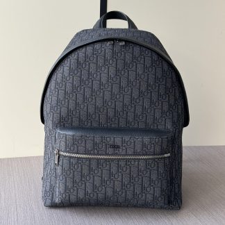 Dior black floral backpack