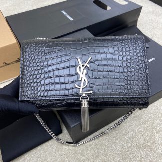 Ysl Kate crocodile shoulder bag