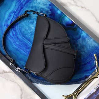 Dior saddle all black series saddle bag