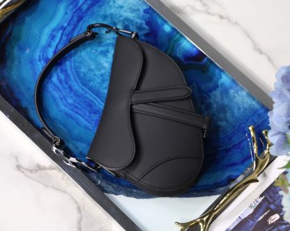 Dior saddle all black series saddle bag