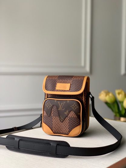 Louis Vuitton Nigo collaboration series amazone camera bag coin purse