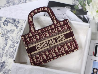 Dior mini book tote bag