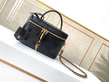 Louis Vuitton m57118 black leather bag