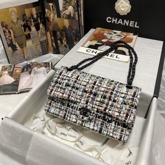 Chanel CF woolen chain bag
