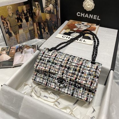 Chanel CF woolen chain bag