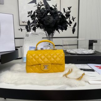 Chanel 22A latest Mini CF handbag classic quilted flap bag