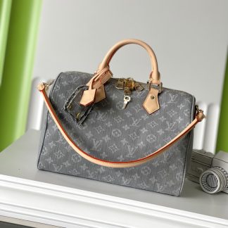Louis Vuitton SPEEDY SOFT Denim Pillow Bag