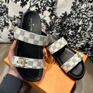 Louis Vuitton Checkered Slides