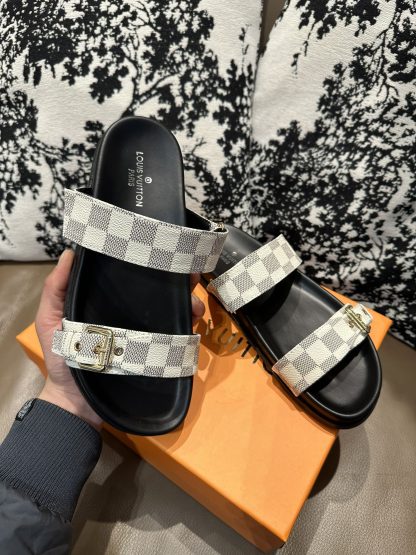 Louis Vuitton Checkered Slides