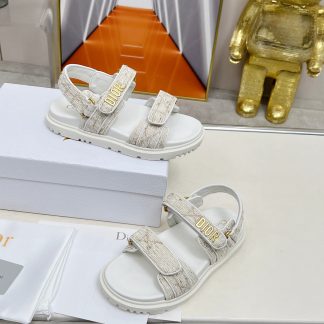 Dior versatile fashionable thick-soled sandals