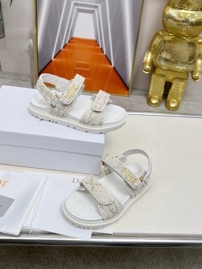 Dior versatile fashionable thick-soled sandals