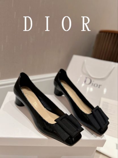 Dior Square Buckle Everyday Elegant High Heels