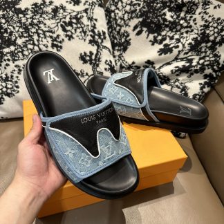 Louis Vuitton new style slippers with Velcro